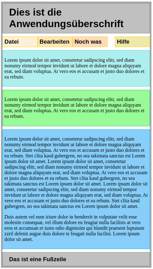 Praxis CSS Aufgabe 8 Schmal