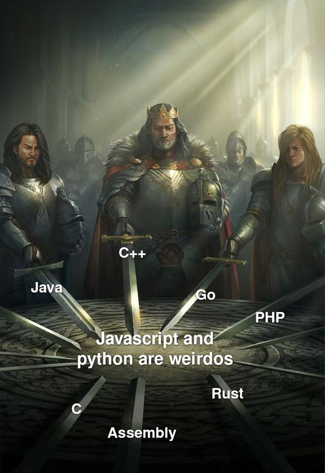 Javascript and python are weirdos